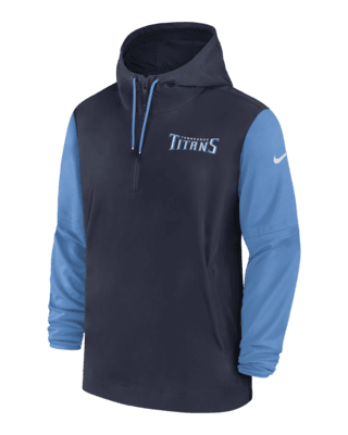 Tennessee Titans Sideline Pre-Game Player Men's Nike NFL 1/2-Zip Hooded  Jacket. Nike.com